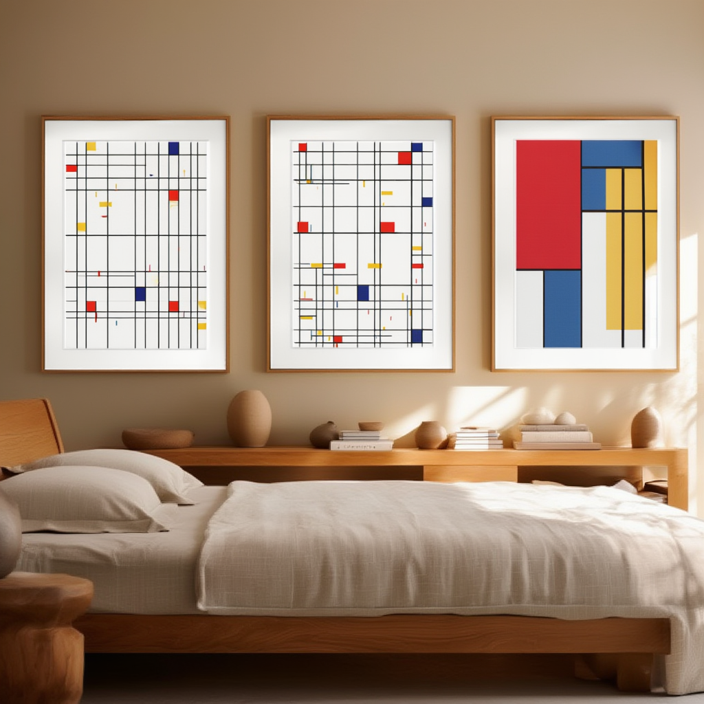 Piet Mondrian – Mix & Match 3 Prints
