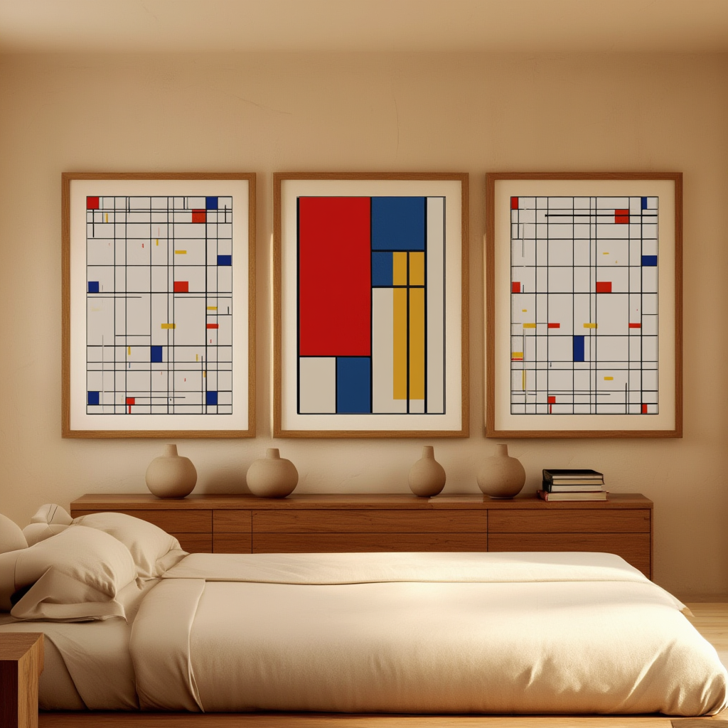 Piet Mondrian – Mix & Match 3 Prints