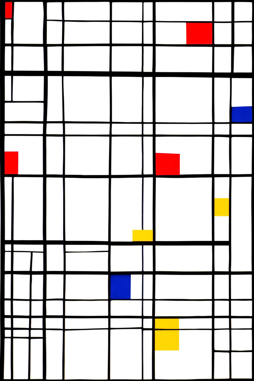 Piet Mondrian – Mix & Match 3 Prints