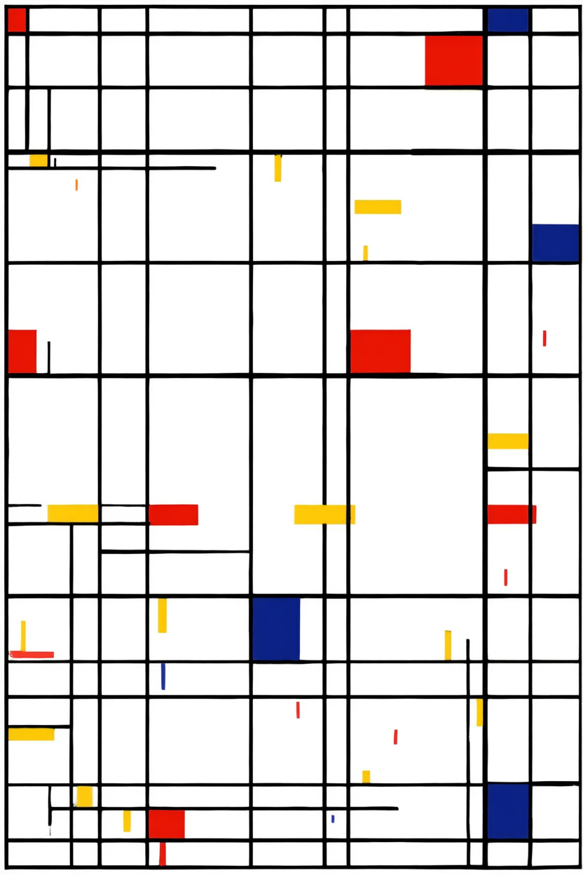 Piet Mondrian – Mix & Match 3 Prints