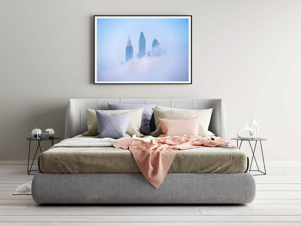 Morning Fog In New York Poster - Hakyarts