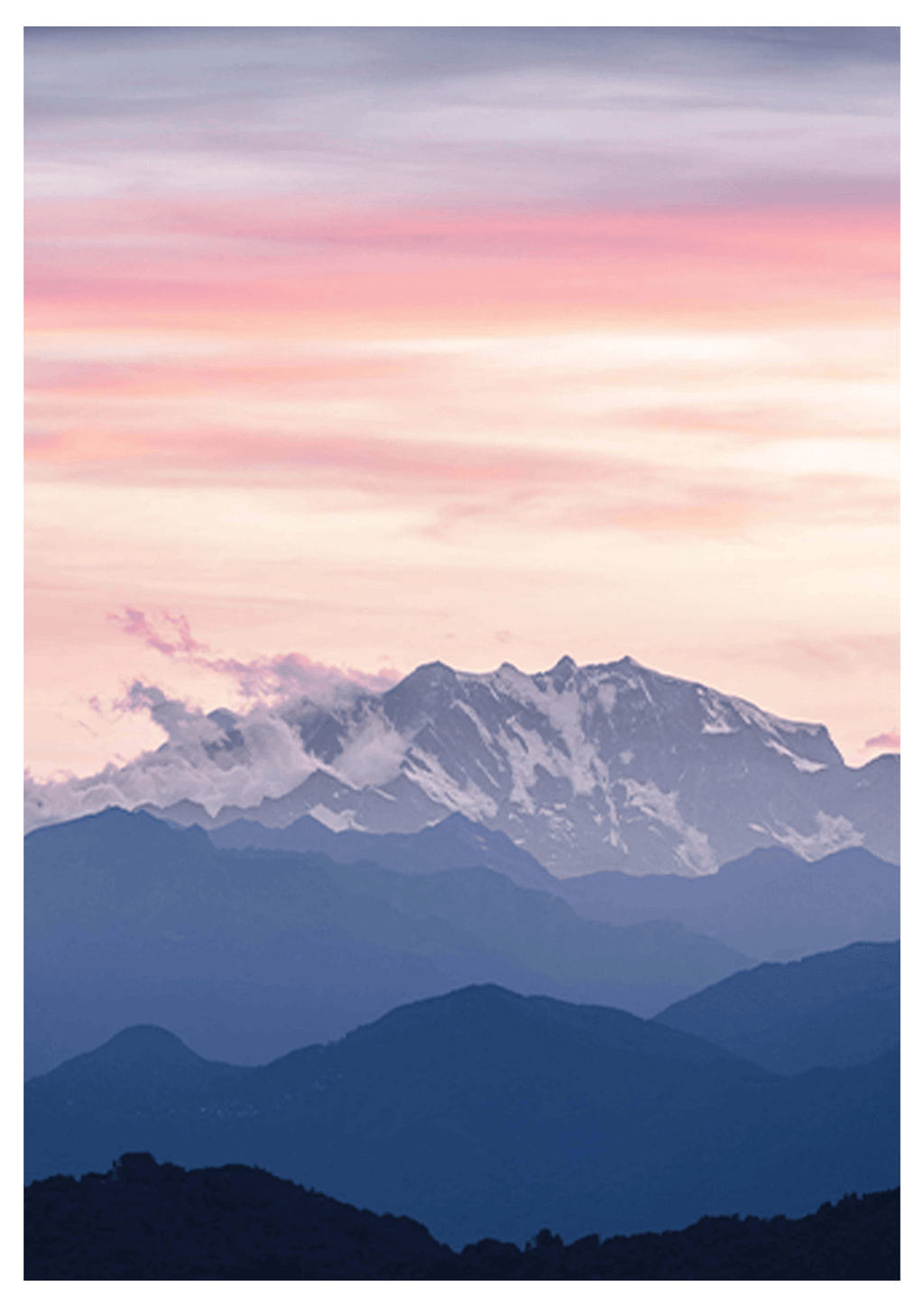 Mountain View Poster - Hakyarts