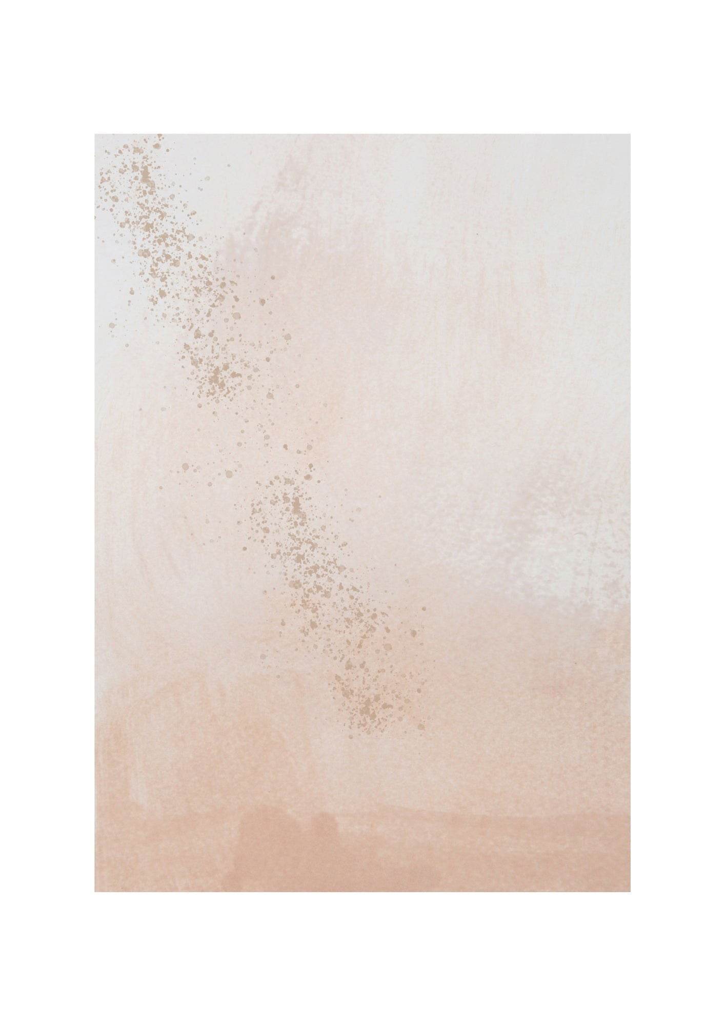 Neutral Brush Strokes Poster - Hakyarts