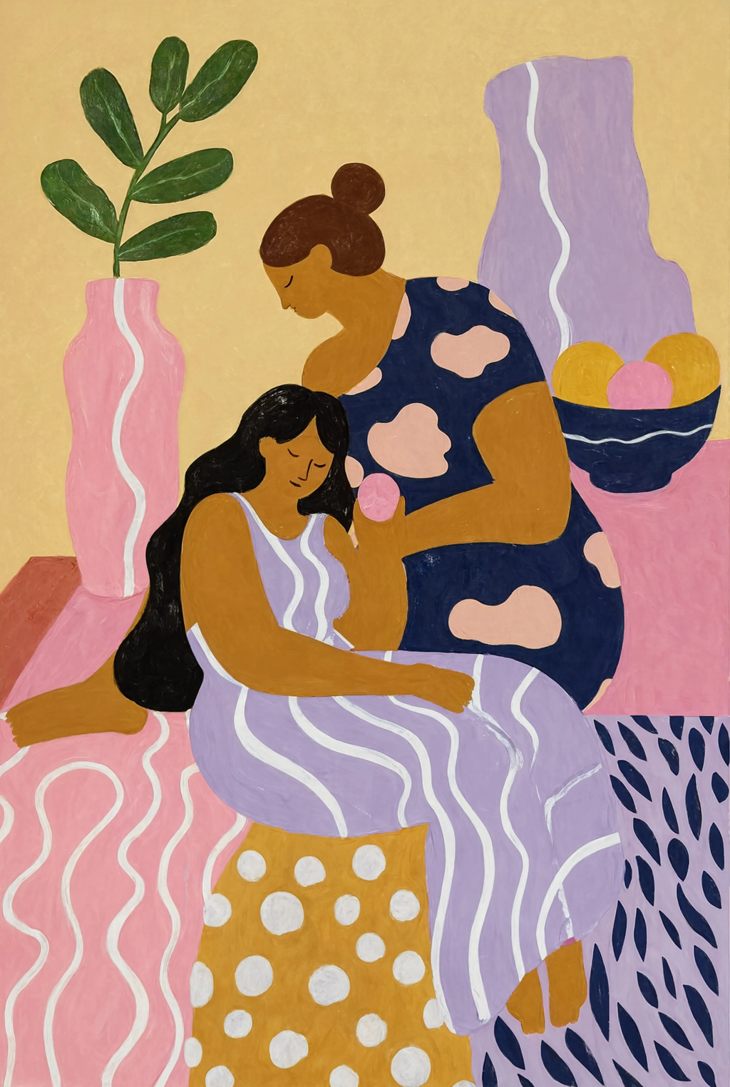 Autumnal Figuratives Study | Contemporary Figurative Art Print
