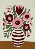 New Floral Variation | Contemporary Botanical Wall Art Print