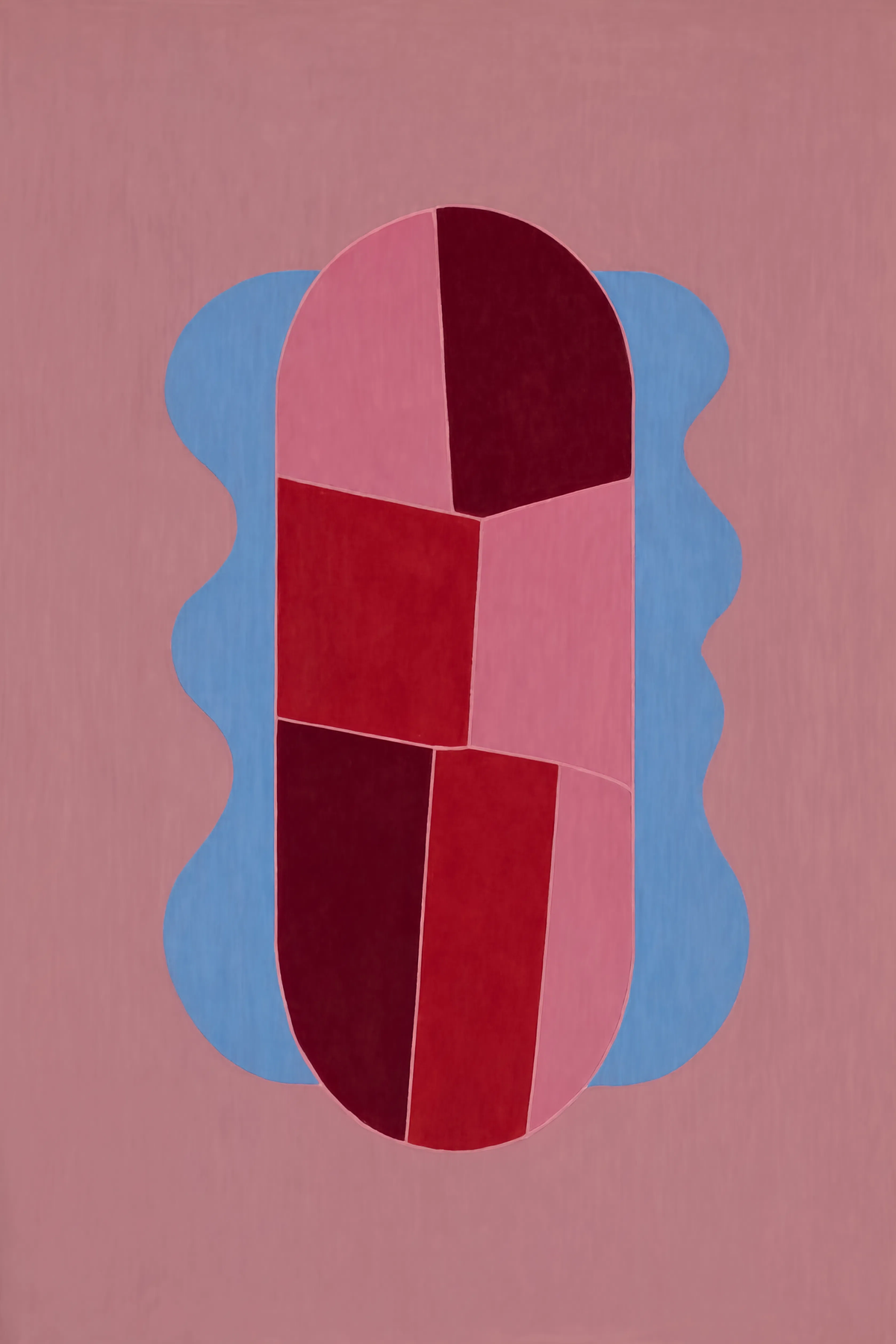 New Shapes Variation II | Contemporary Abstract Wall Art Print
