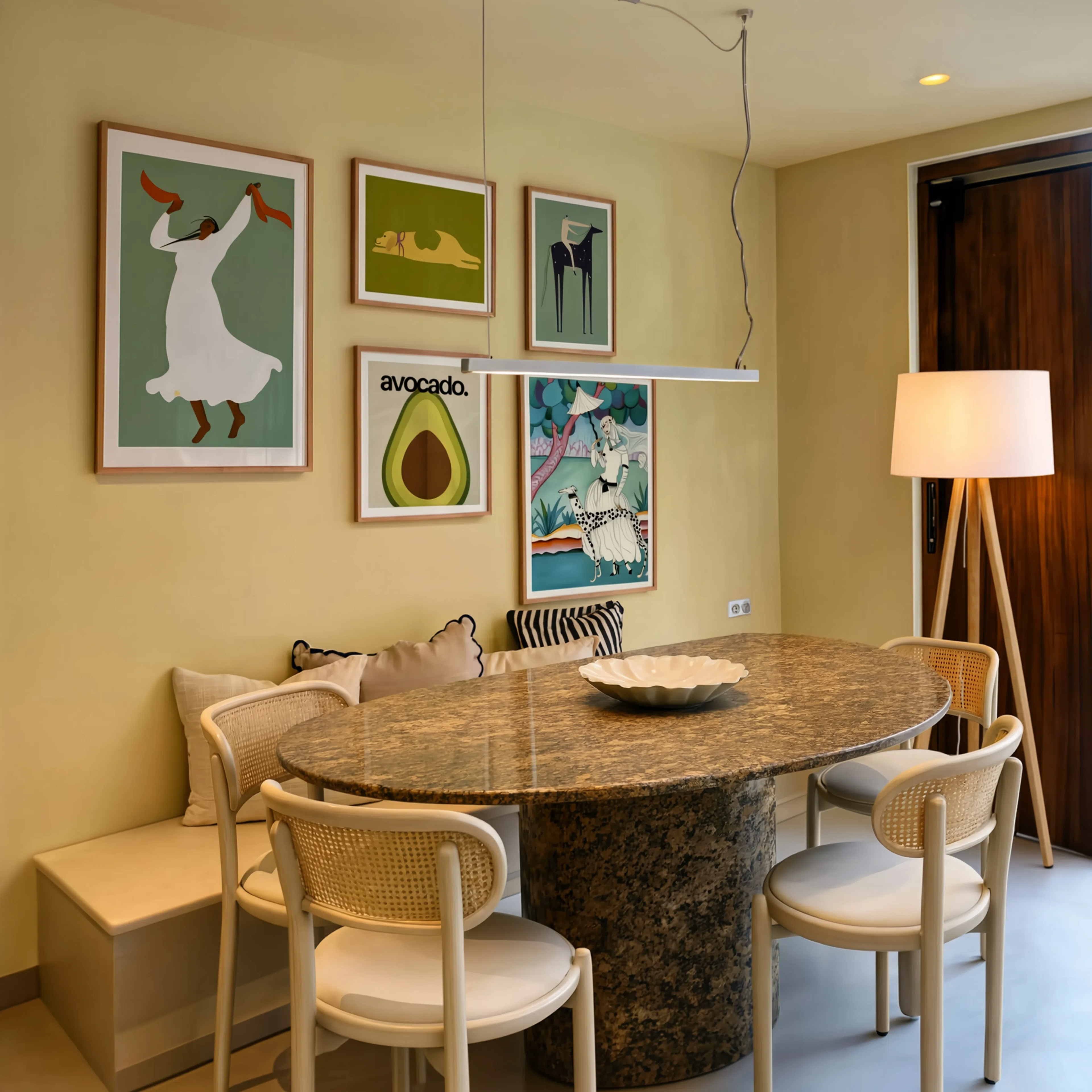 Set of 5 – Contemporary Figurative, Animal & Modern Lifestyle Wall Art Collection