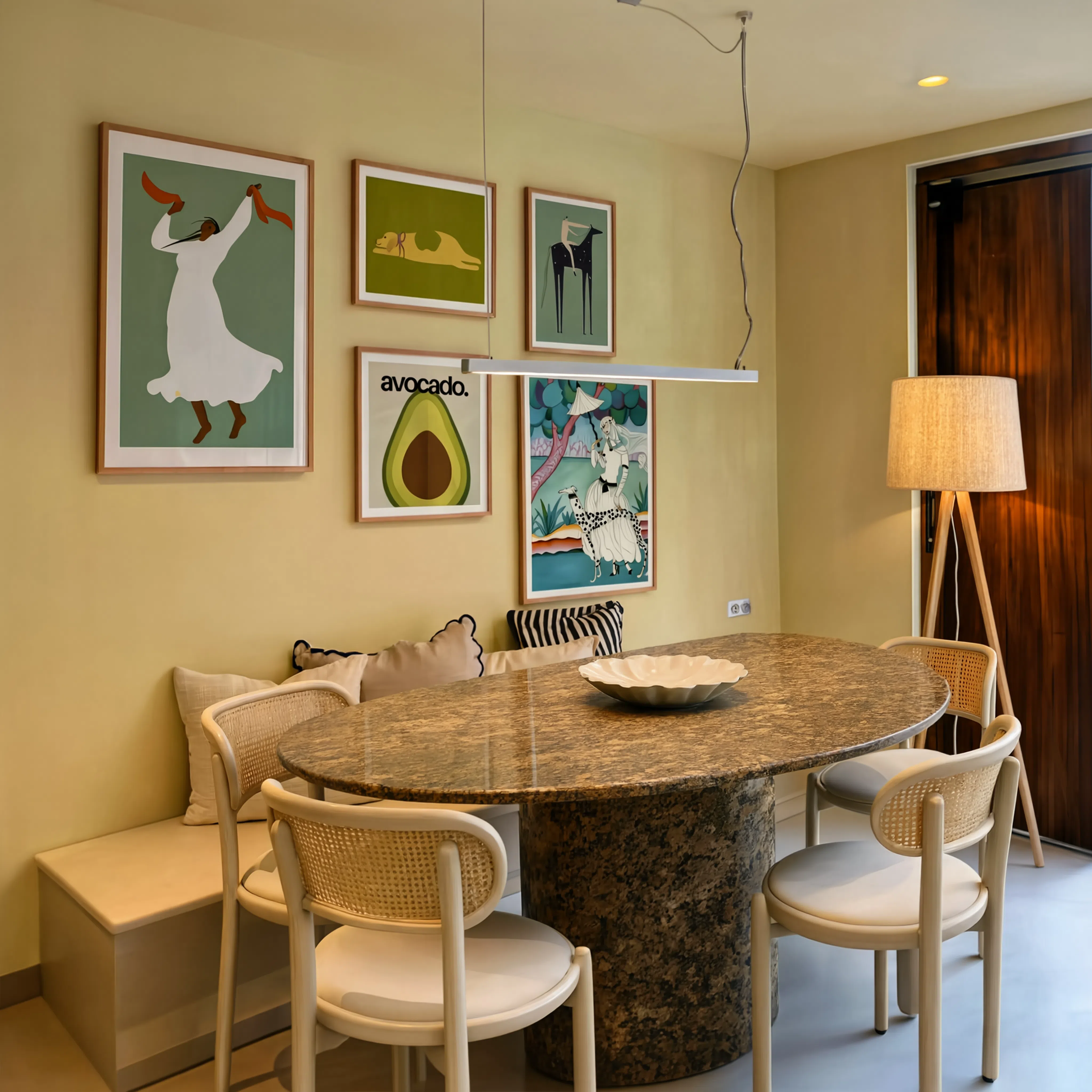 Set of 5 – Contemporary Figurative, Animal & Modern Lifestyle Wall Art Collection