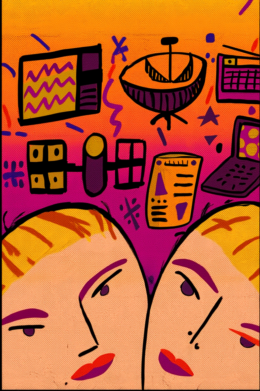 Illustrated Comic Cons – Pop Culture Art Print