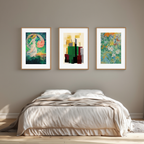 Set of 3 – Symbolist, Expressionist & Avant-Garde Abstract Prints - Hakyarts