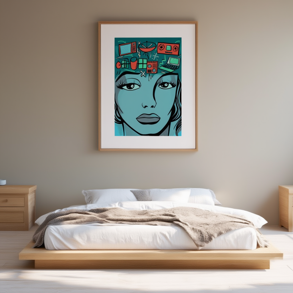 Woman Comic Con – Illustrated Pop Culture Art Print