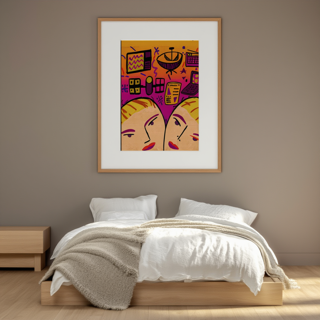 Illustrated Comic Cons – Pop Culture Art Print