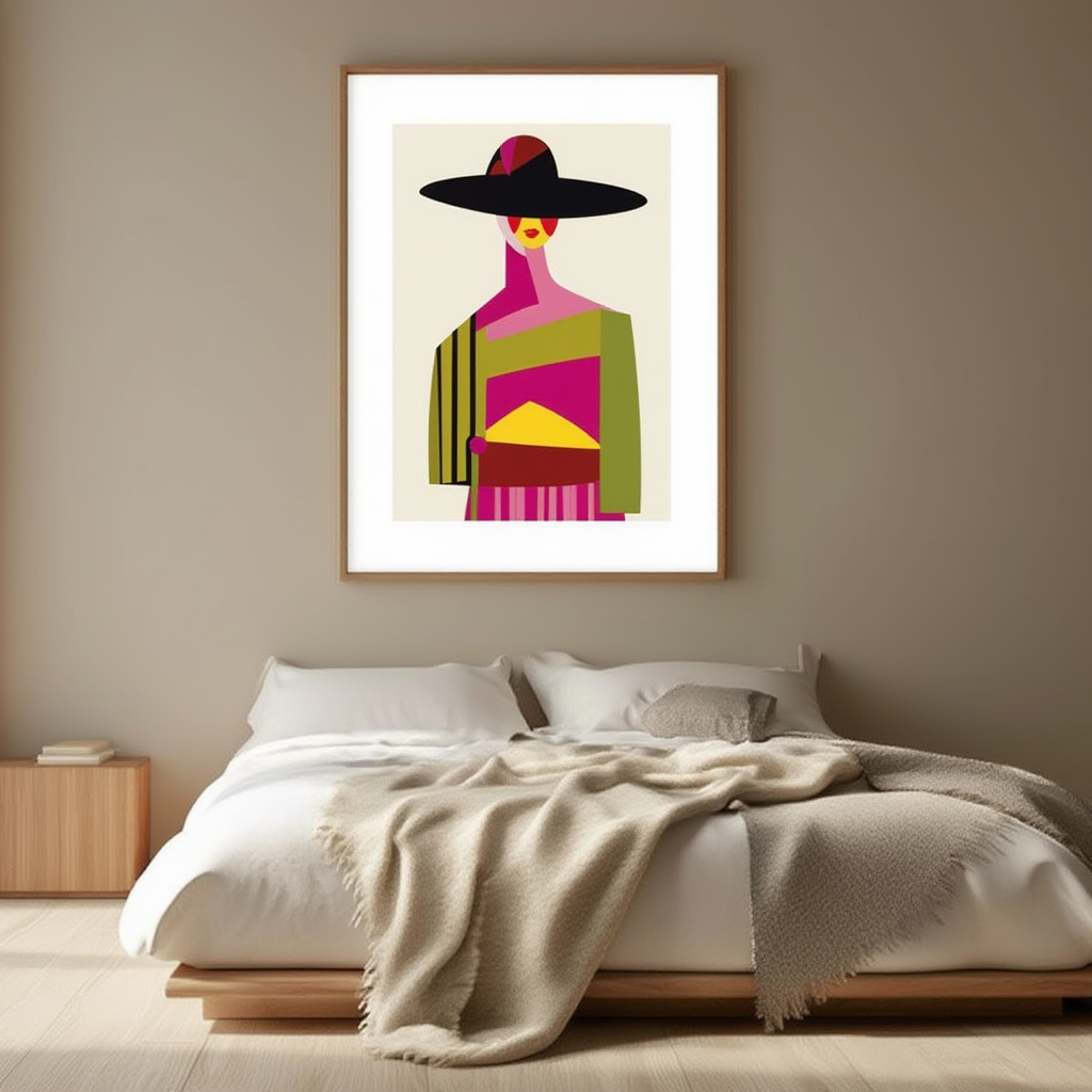 Linear Essence – Modern Figurative Geometric Print