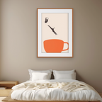 Coffee Dive – Minimalist Wall Art Print