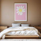 Daisy Flower – Minimalist Botanical Art Print