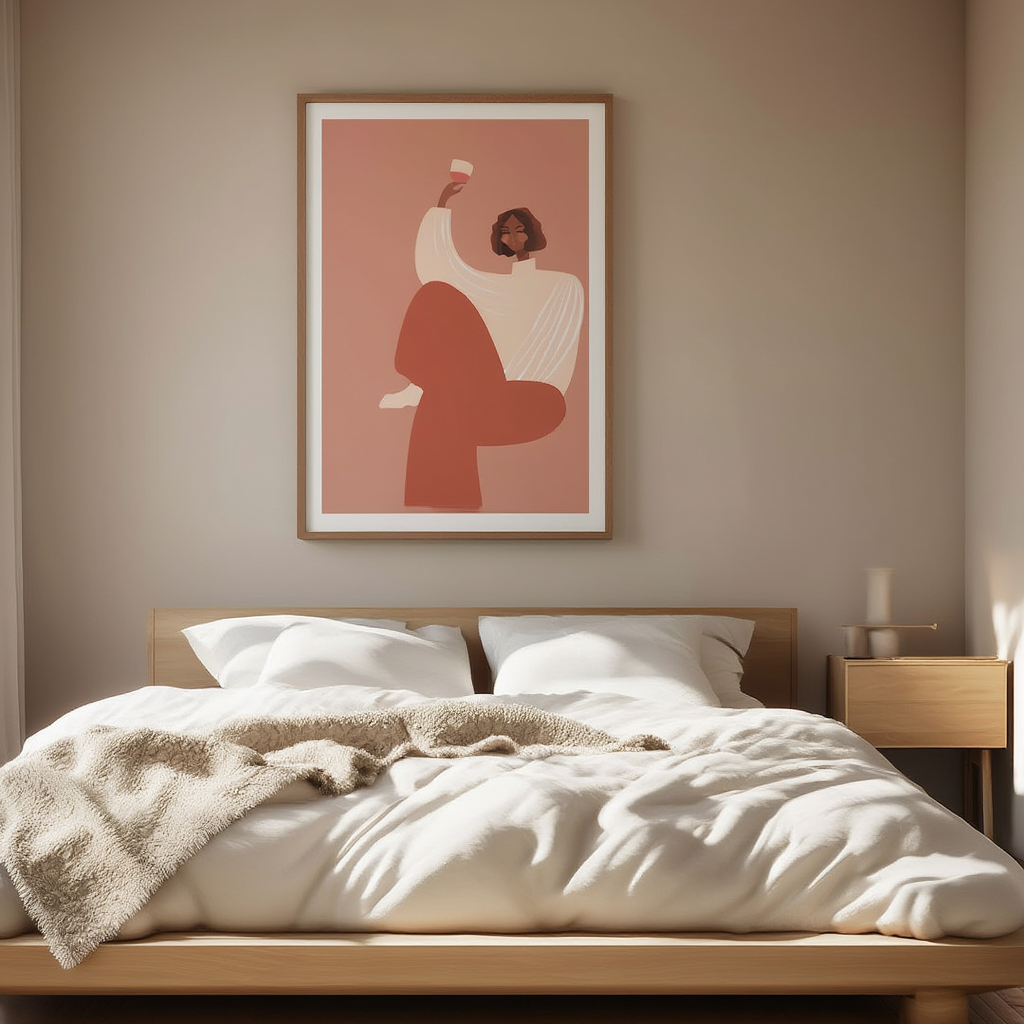 Dancing Figure – Minimalist Figurative Art Print