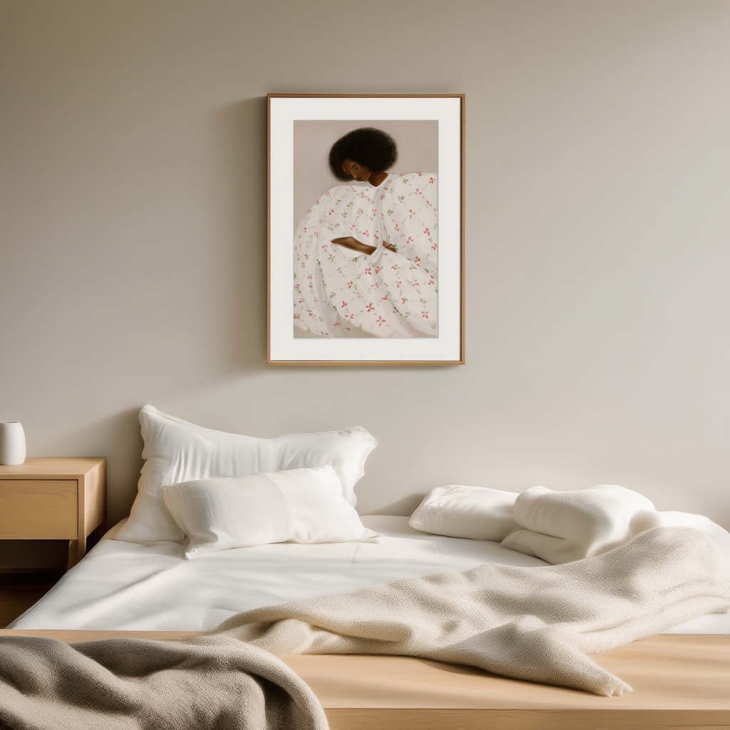 Ethereal Portrait – Illustrated Fine Art Print