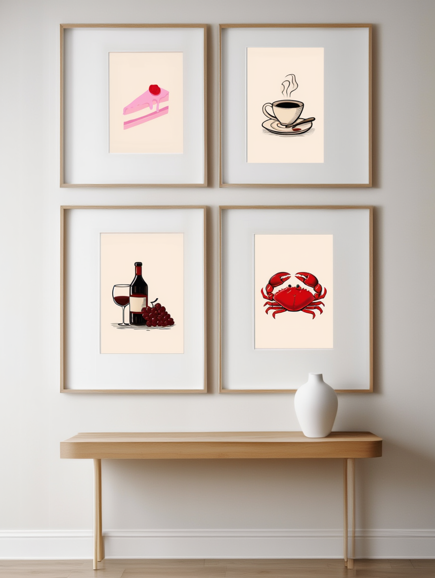 Blended Red Food Collection – Set of 4 - Hakyarts