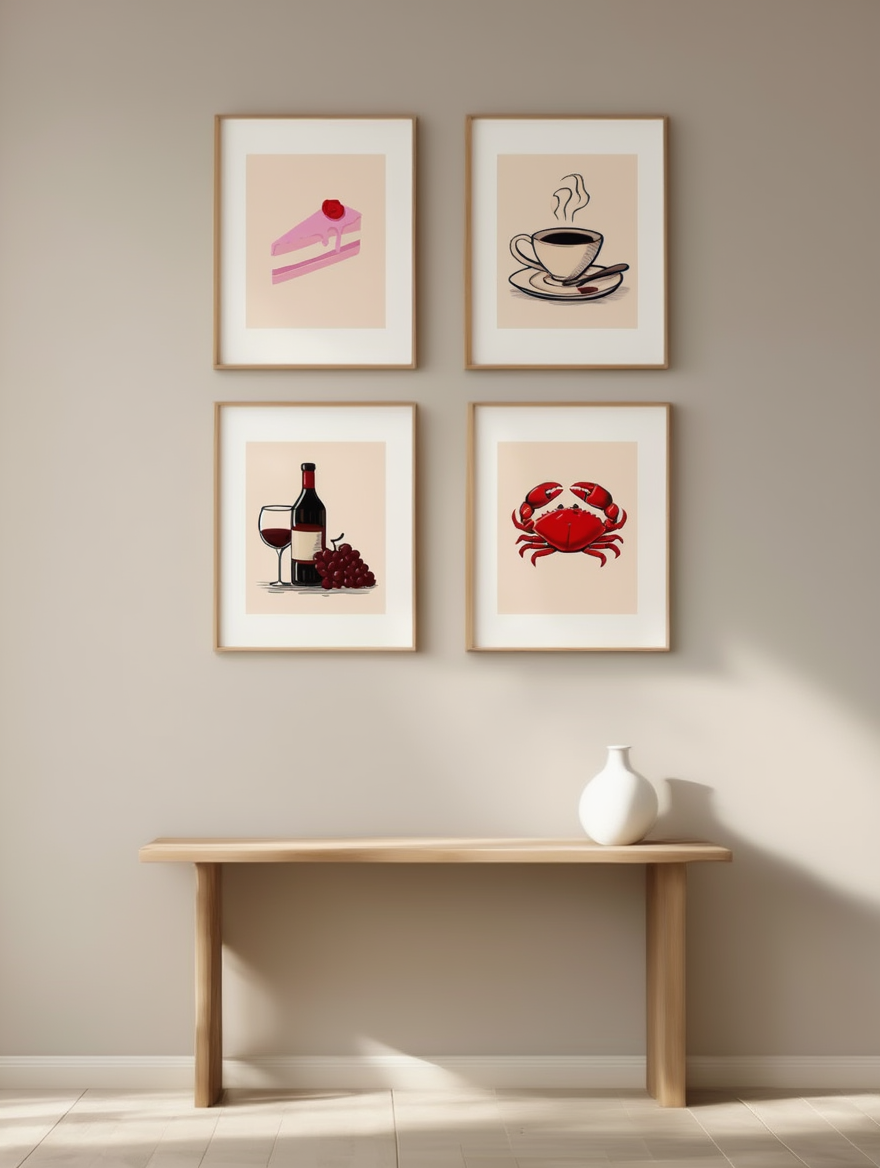 Blended Red Food Collection – Set of 4 - Hakyarts