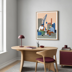 Workers Folk Variation | Vintage Folk Figurative Wall Art Print