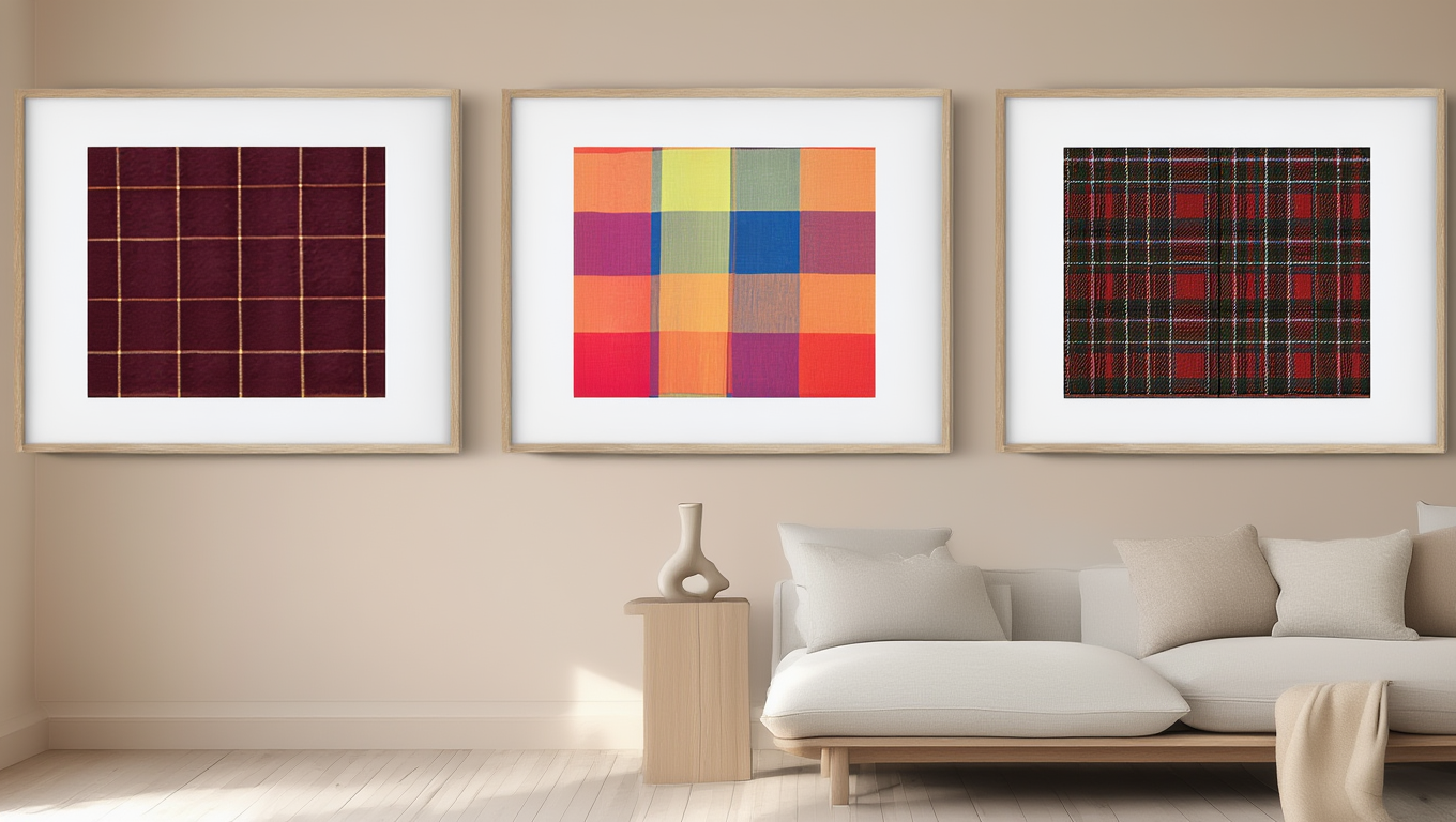 Set of 3 Prints | Tartan, Plaid & Madras