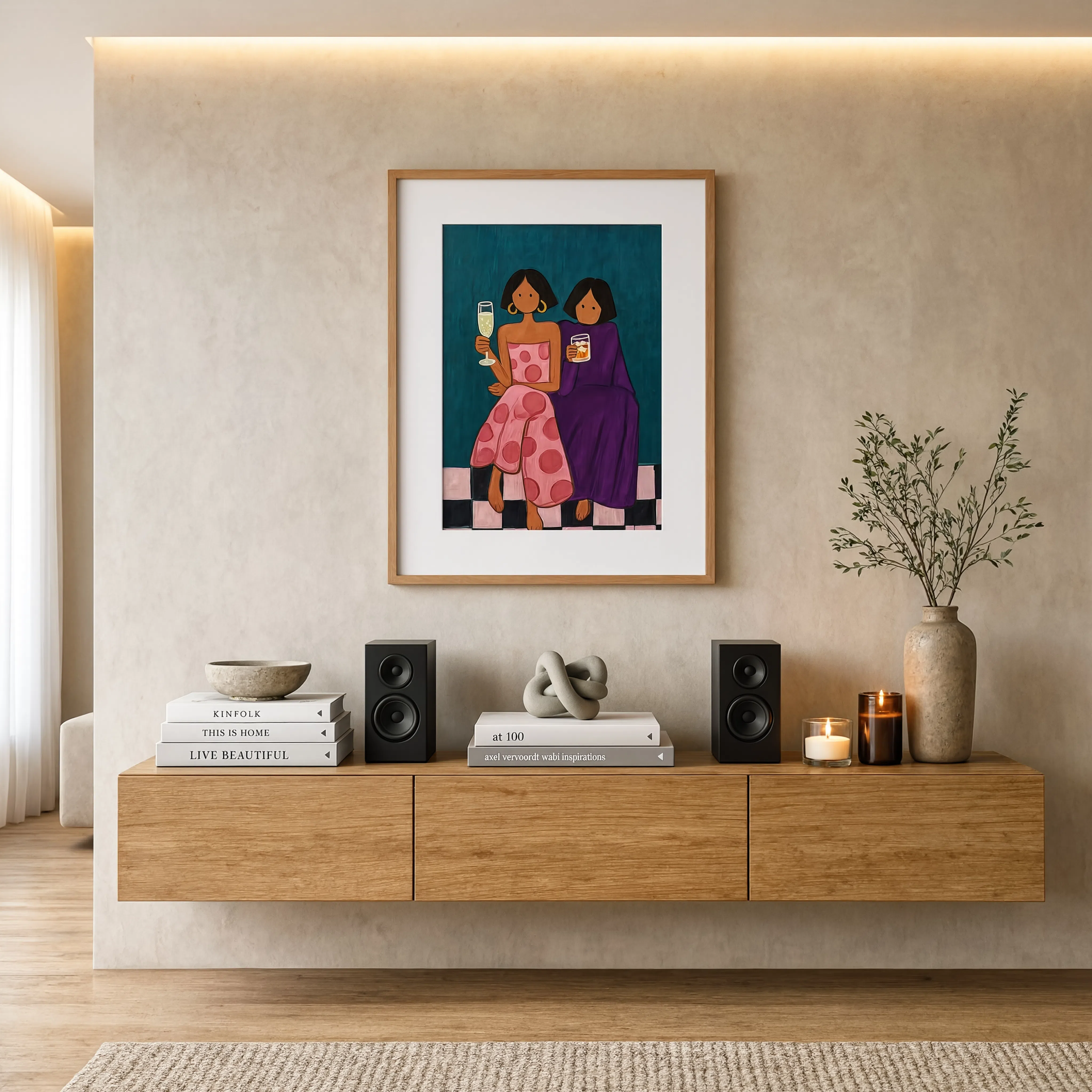 Colourful Black Women Portraits | Contemporary Wall Art Print