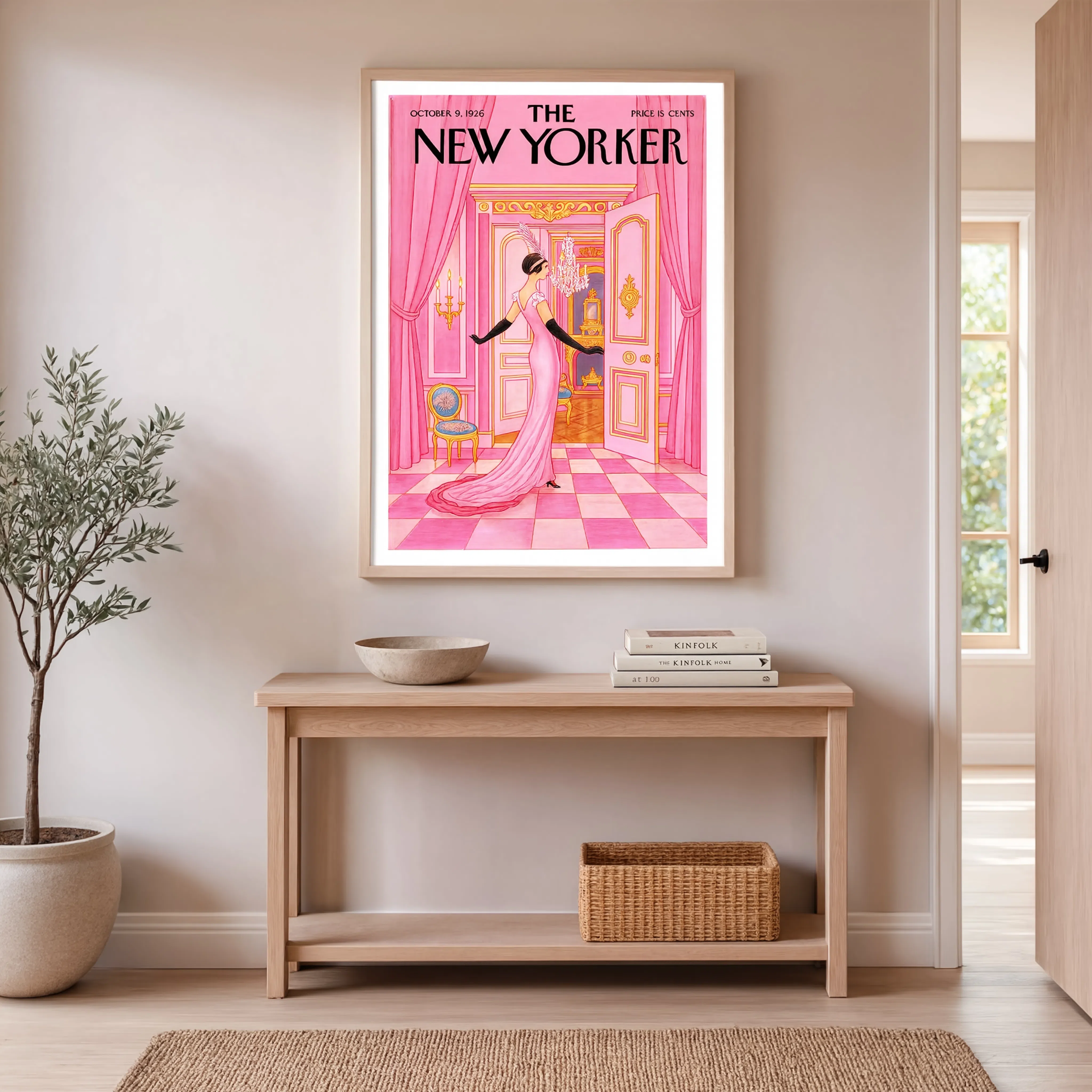 Vintage Vogue Magazine Cover – Debutantes New York Season, November 15 1939 Art Print