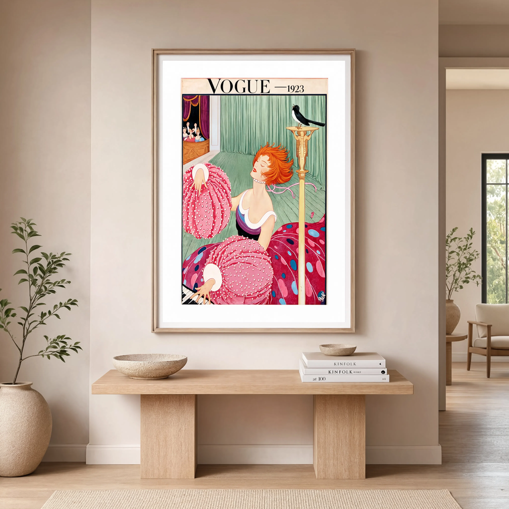 Vintage Vogue Cover 1923 – Fashion Magazine Art Print