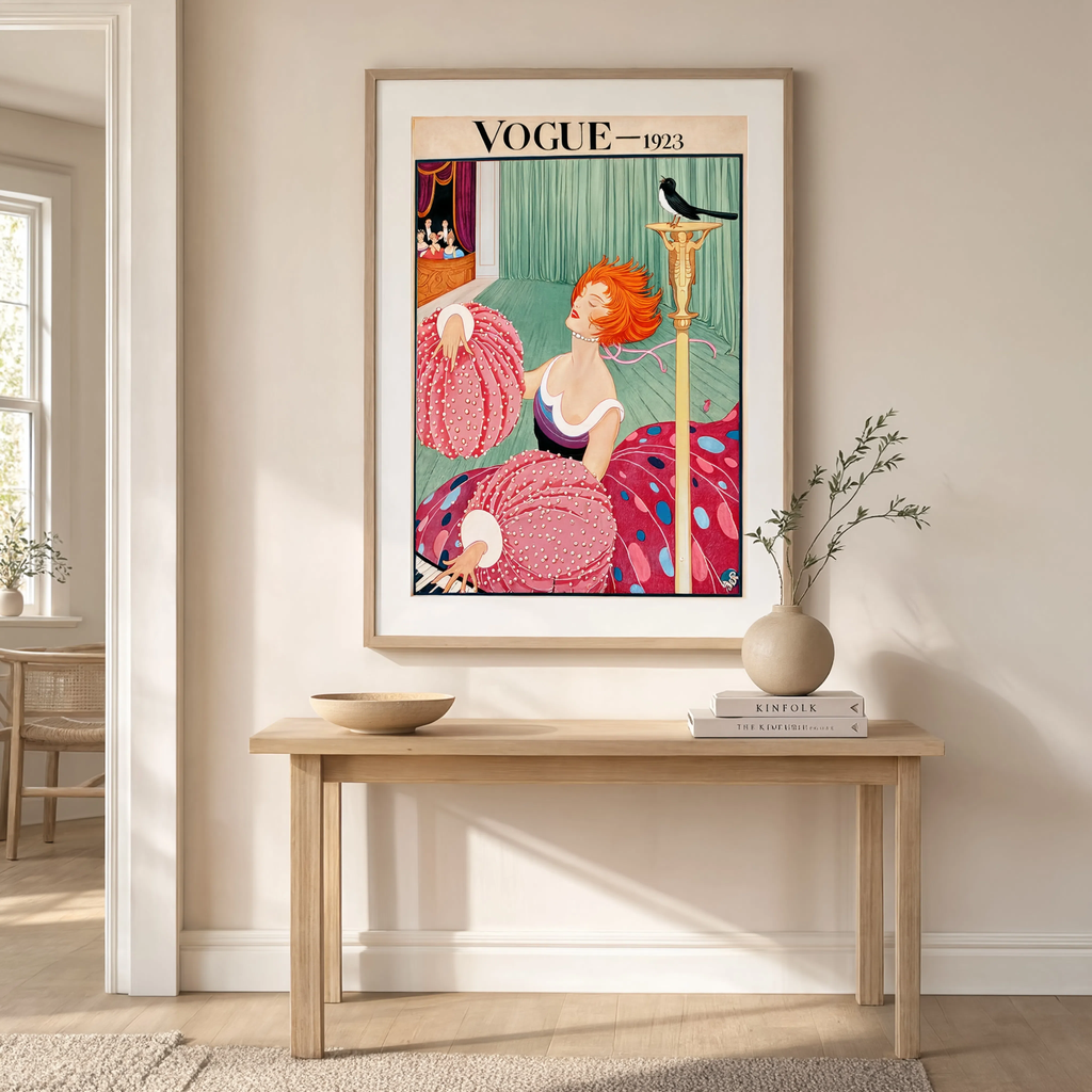 Vintage Vogue Cover 1923 – Fashion Magazine Art Print