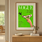 Vintage Vogue Magazine Cover – How to Keep Your Audience, April 15 Art Print