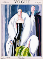 Vintage Vogue Illustration – November 15, 1921 Poster - Hakyarts
