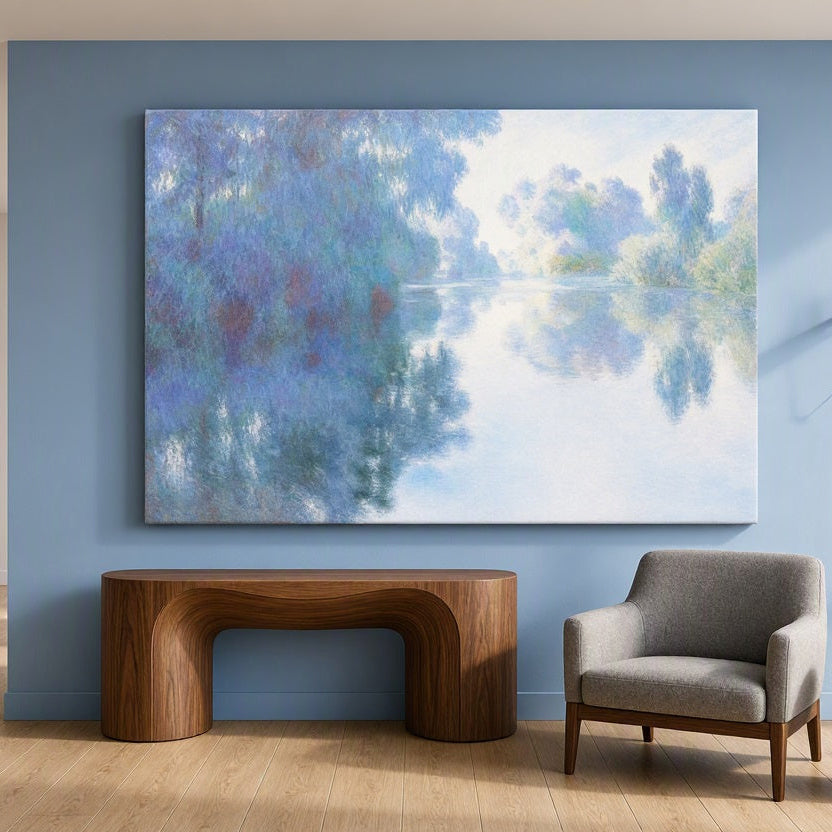 Canvas Print Claude Monet – Matinée sur la Seine - Iconic Impressionist Art Print
