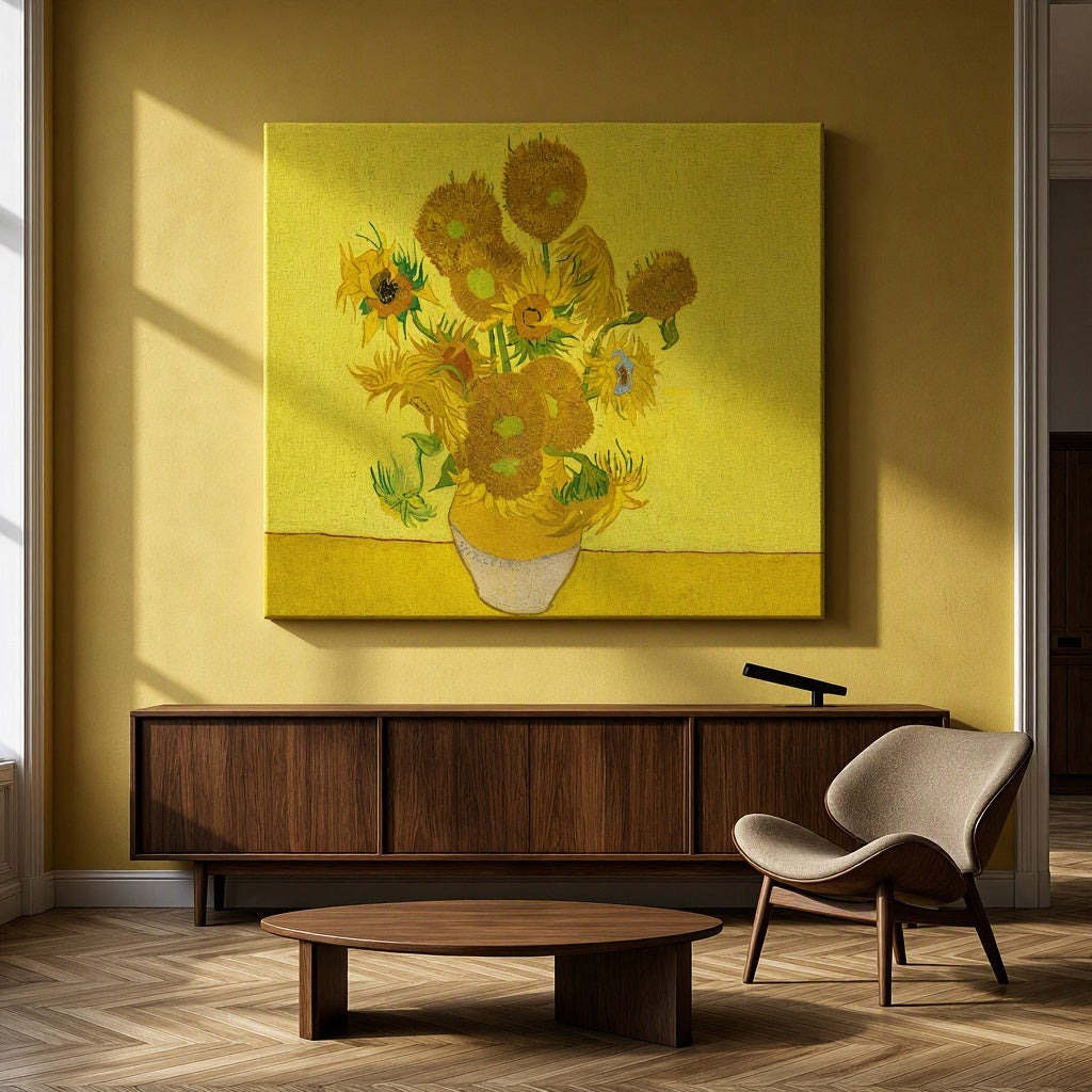Canvas Print Vincent Van Gogh – Sunflowers | Vibrant Post-Impressionist Floral Art Print