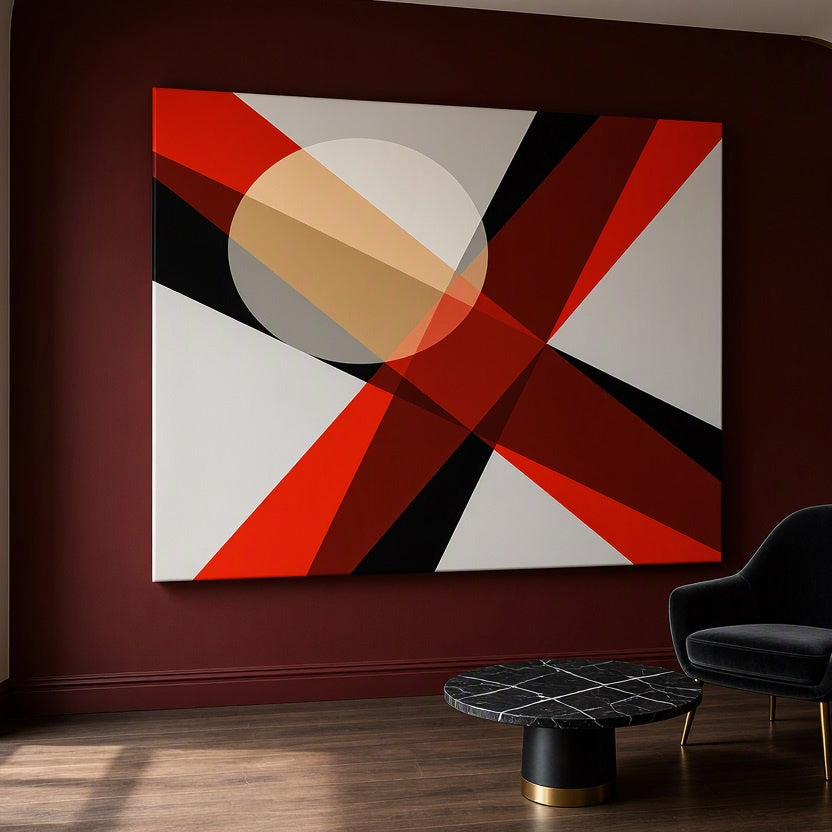 Canvas Print A 19, 1927 – László Moholy-Nagy – Bauhaus Abstract Art