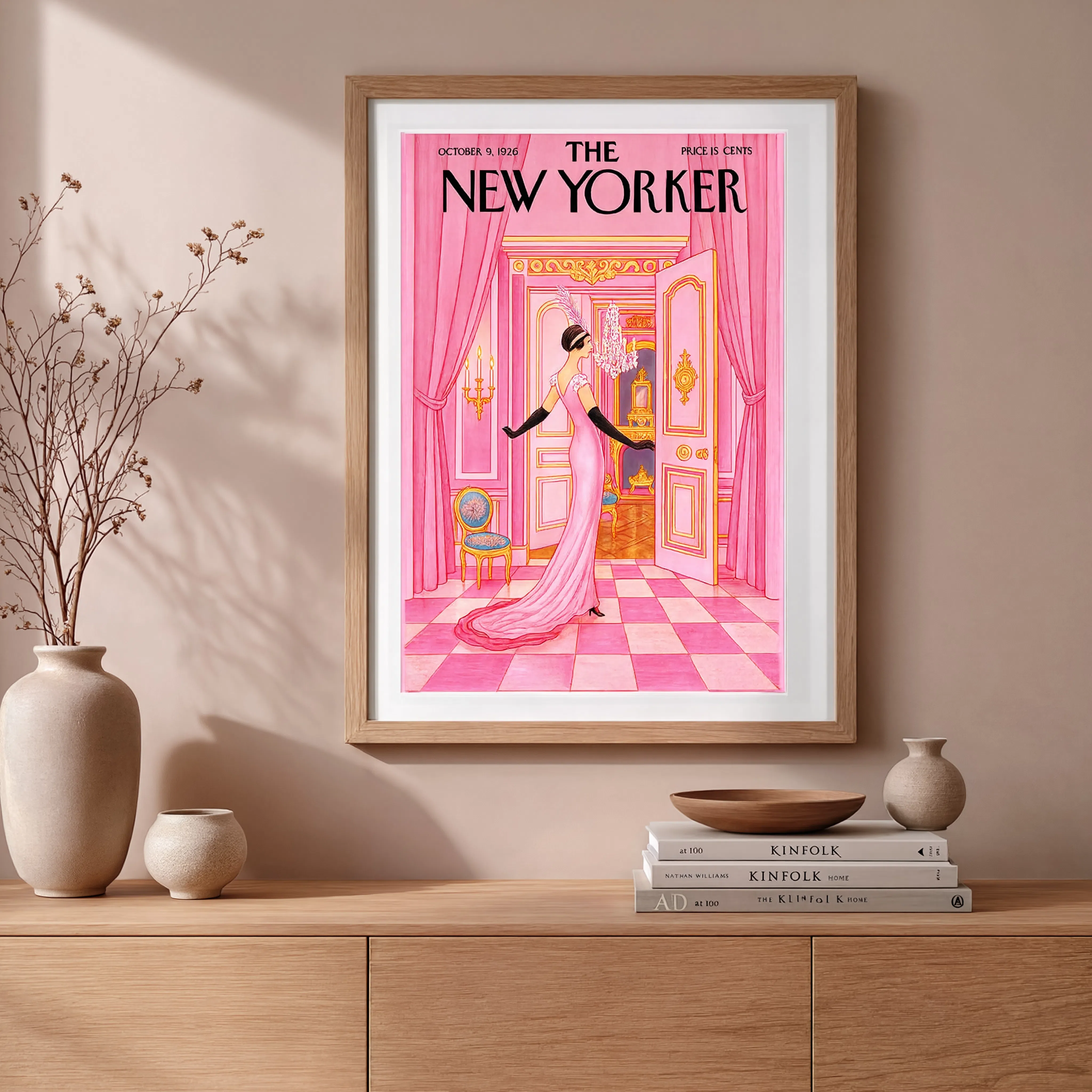 Vintage Vogue Magazine Cover – Debutantes New York Season, November 15 1939 Art Print