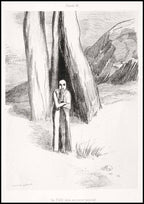 Odilon Redon - A Madman in a Dismal Landscape