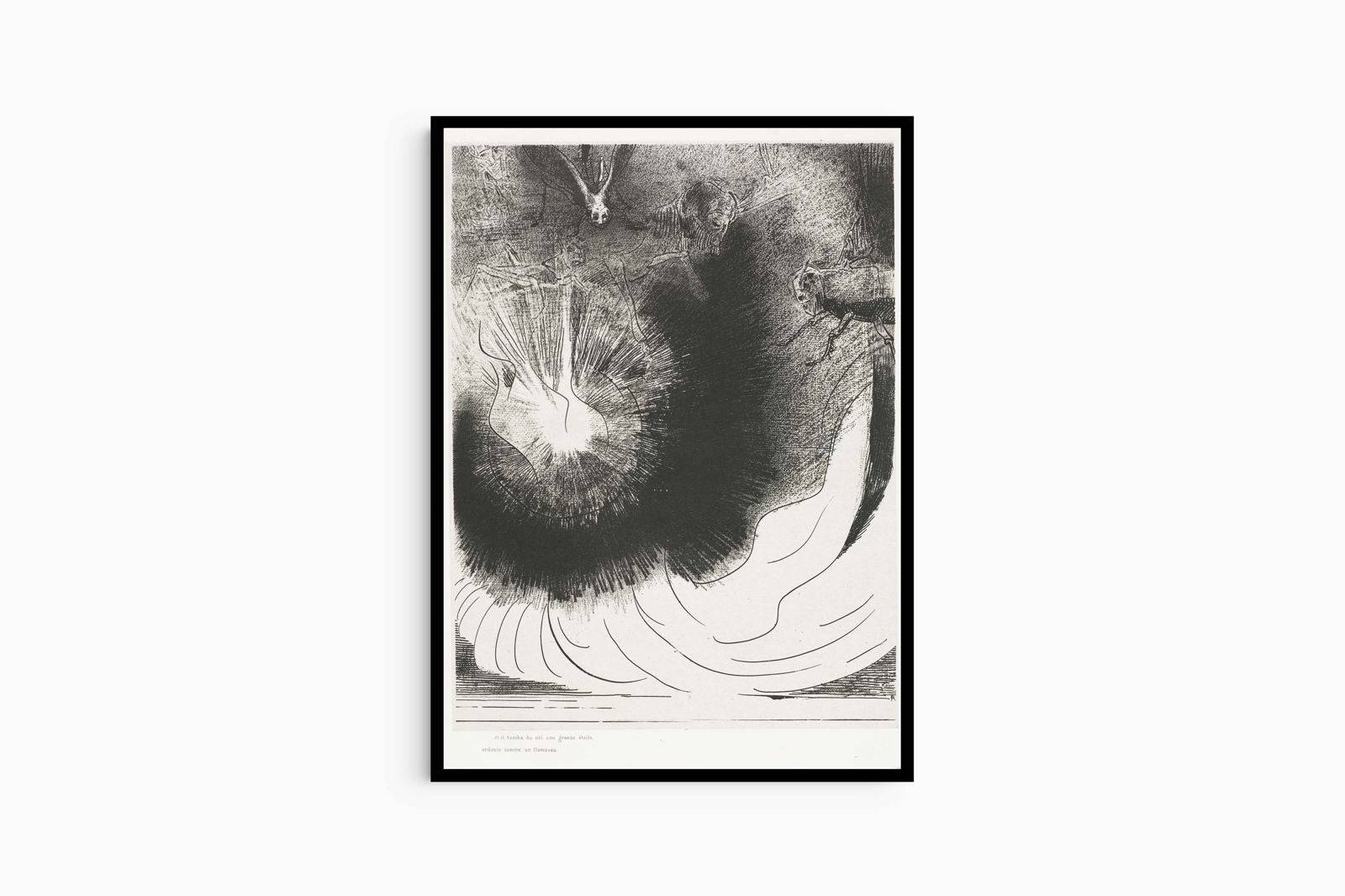 Odilon Redon - And There Fell a Great Star