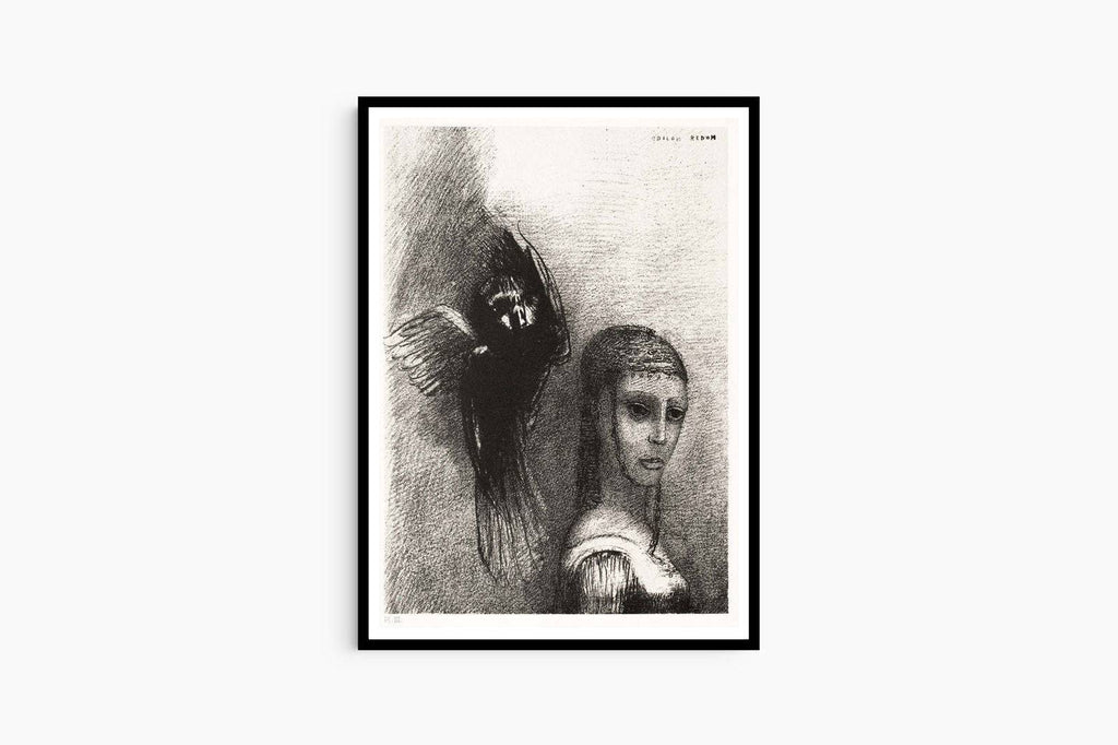 Odilon Redon - And a Large Bird