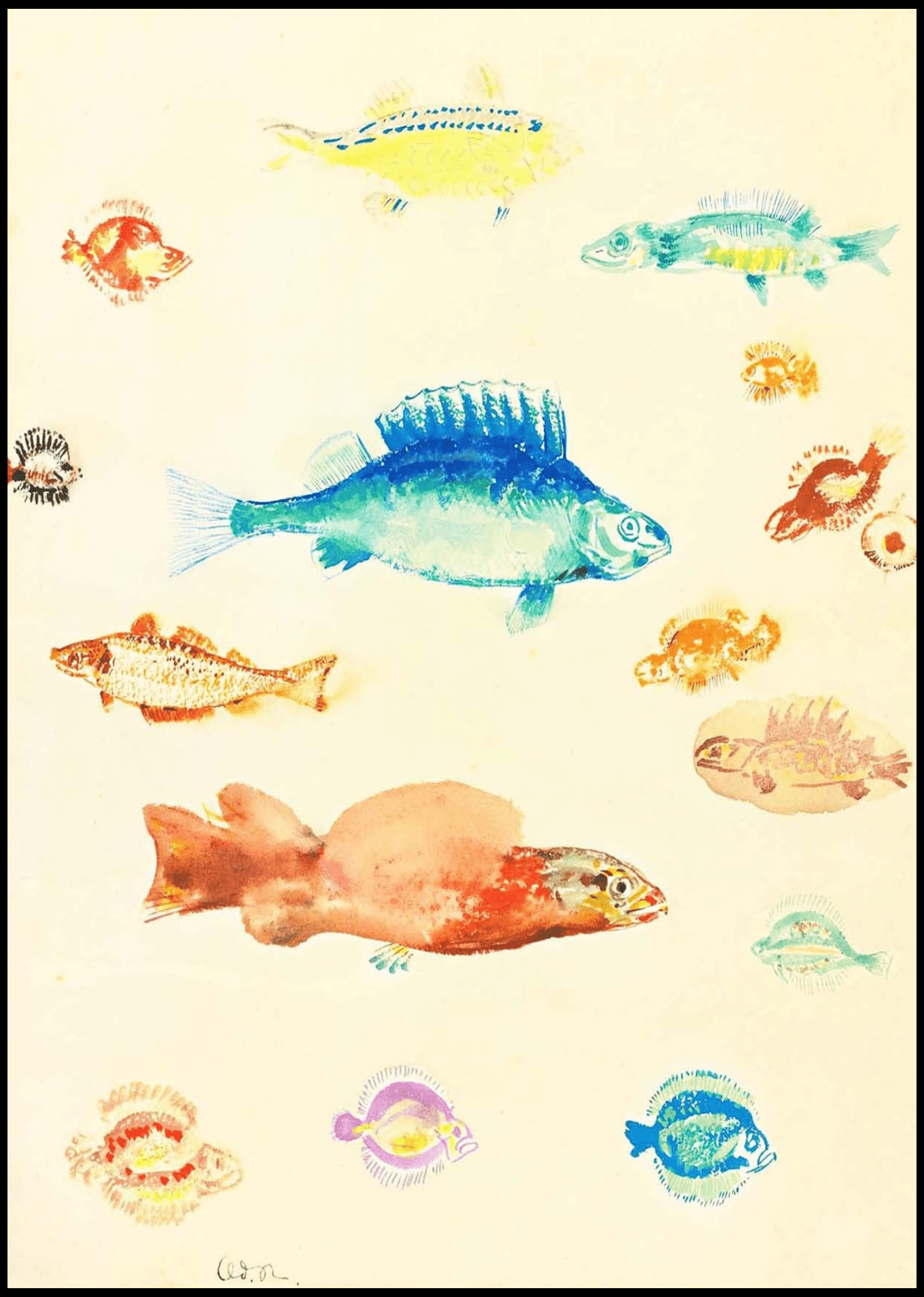 Odilon Redon - Poissons