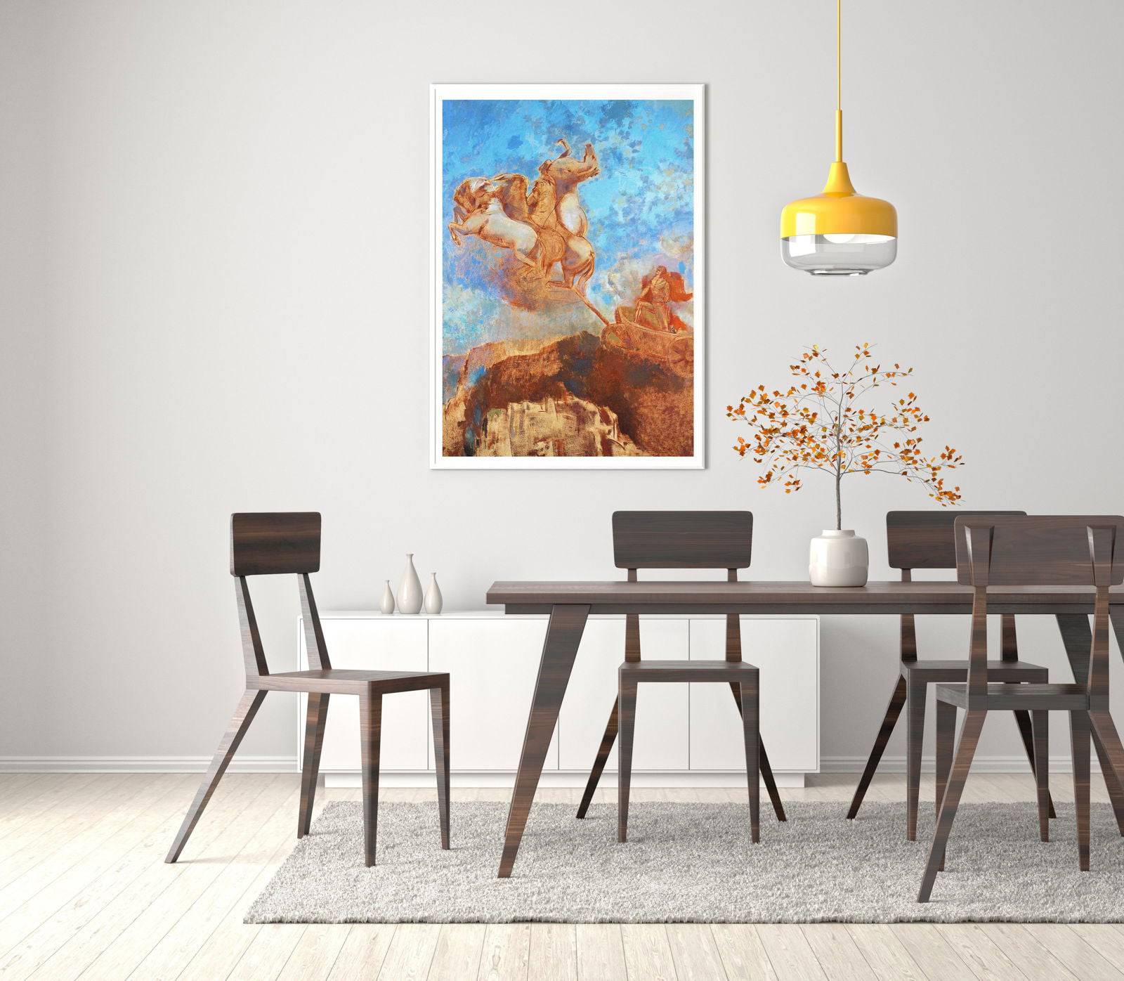 Odilon Redon - The Chariot of Apollo