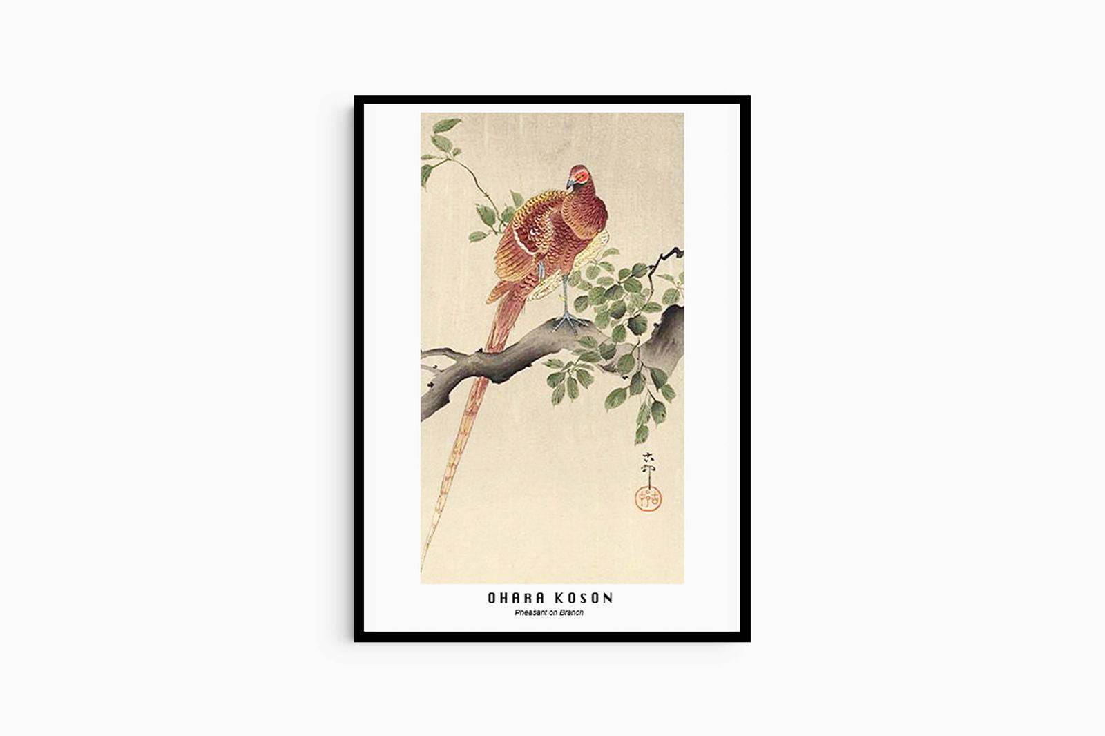 Ohara Koson - Pheasant in Branch - Hakyarts