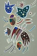 Set of 3 Modernist Abstract Prints – Maschine grau mit Pfeil II, Ohne Titel & Spiralschraubenblüten I - Hakyarts