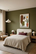 Warm Minimalist Portrait I | Contemporary Figurative Wall Art Print