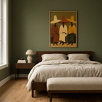 Tall Hats Ensemble | Sculptural Figurative Wall Art Print