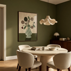 Olive & Cream Still Life II | Contemporary Still Life Wall Art Print