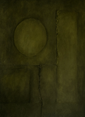 Olive Field Companion II | Contemporary Abstract Wall Art Print