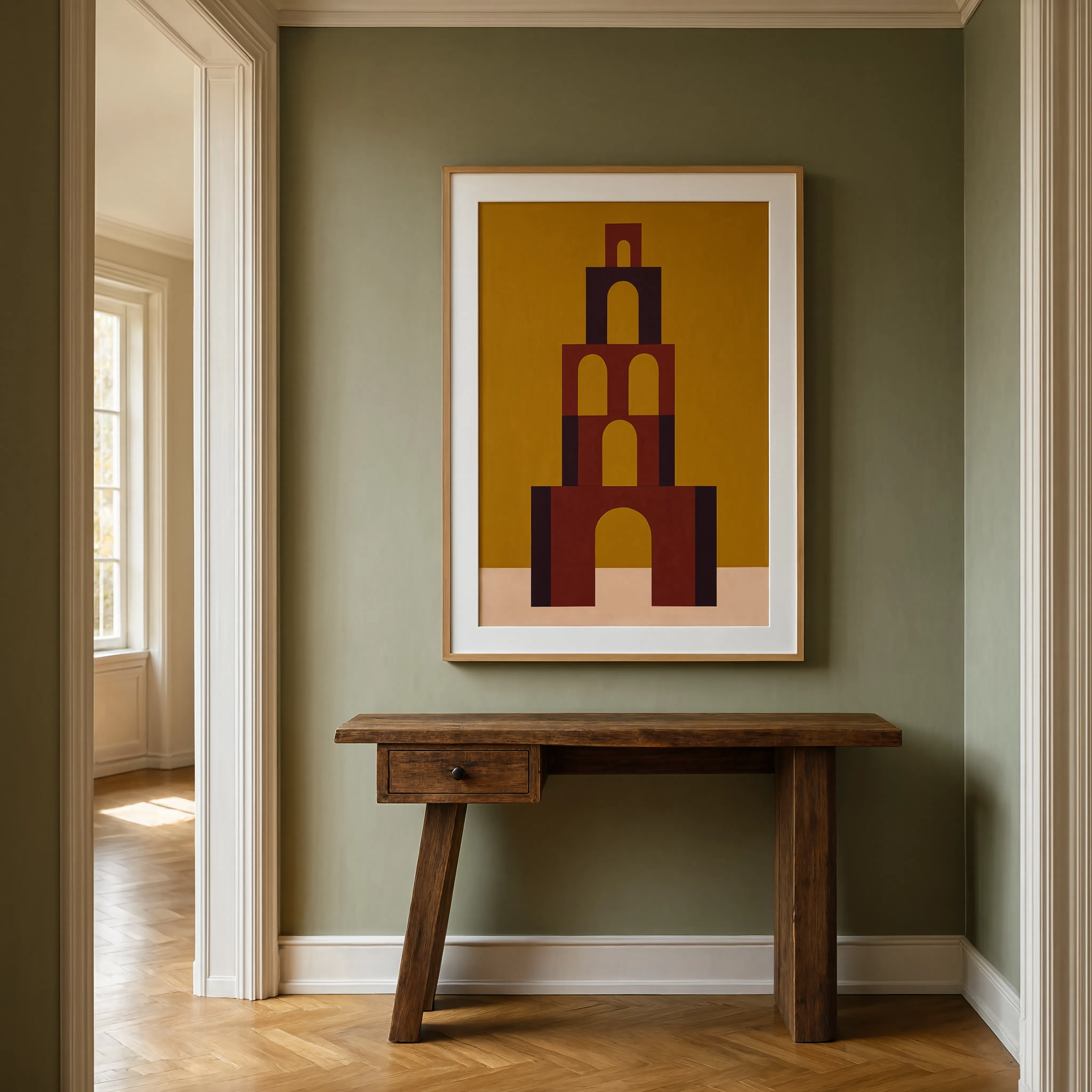 Arch Totem Study II | Contemporary Abstract Art Print
