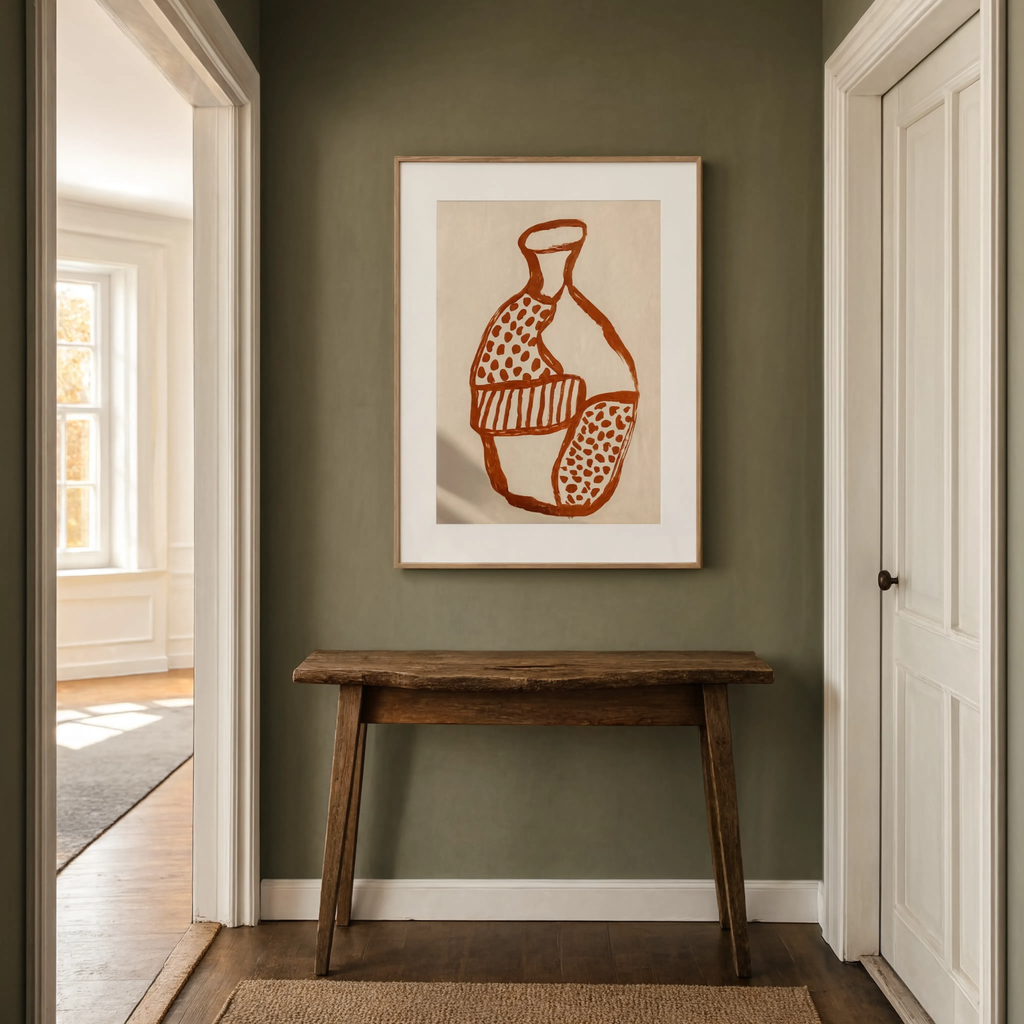 Terracotta Vessel Study II | Contemporary Still Life Art Print
