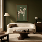 Muted Painterly Composition | Contemporary Abstract Wall Art Print