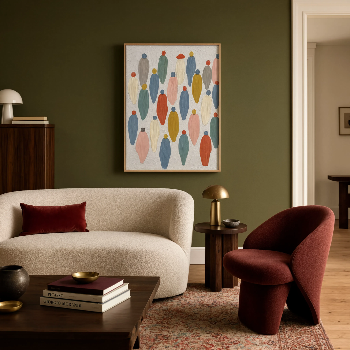 Crowd Study | Contemporary Figurative Wall Art Print